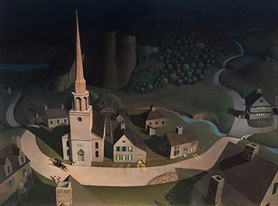 The Midnight Ride of Paul Revere Grant Wood